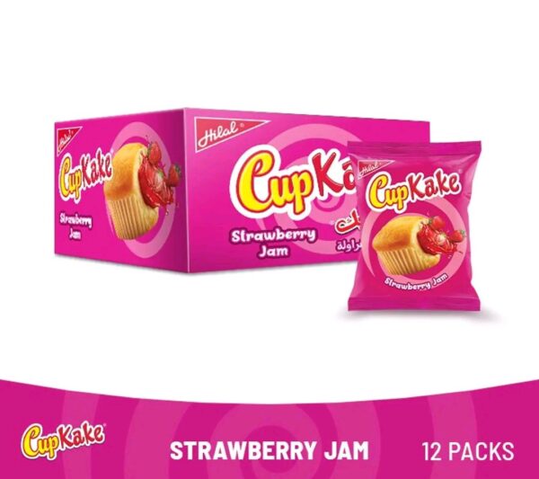 Hilal Cup kake Strawberry 12 Pieces